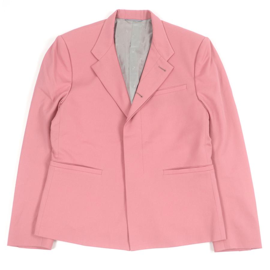 極美品□DIOR Cactus Jack ディオール オム カクタスジャック 283C251A4739 オフィサーカラージャケット ピンク 48 イタリア製 正規品 極美品□DIOR Cactus Jack ディオール オム カクタスジャック