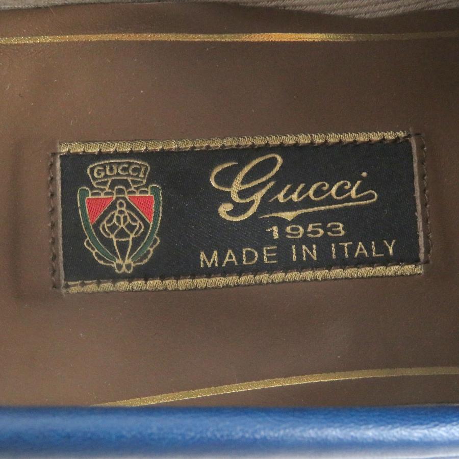 GUCCI GGマーモントゴールド金具シングルモンクレザービジネスシューズ