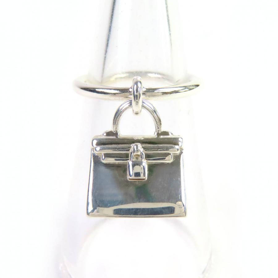 エルメス HERMES リング・指輪 バーキン アミュレット シルバー925 シルバー HERMES（エルメス） 極美品△HERMES バーキン アミュレット リング