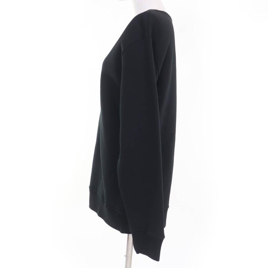 極美品☆PATOU パトゥ 21PA1-JE018-95 コットン100％ バックロゴ 長袖 スウェット ブラック M 正規品 レディース_1