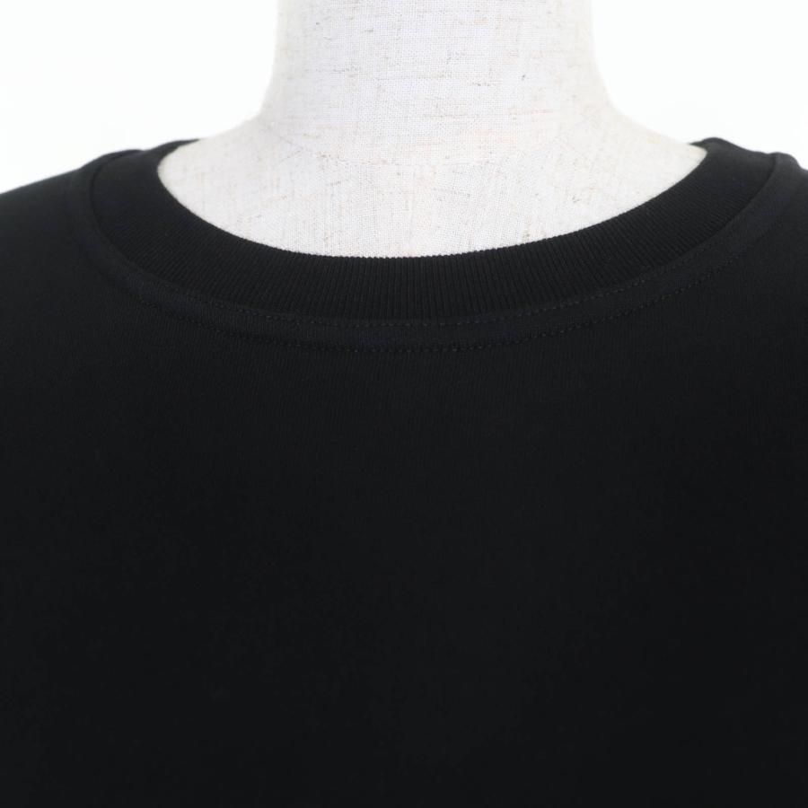 極美品☆PATOU パトゥ 21PA1-JE018-95 コットン100％ バックロゴ 長袖 スウェット ブラック M 正規品 レディース_3