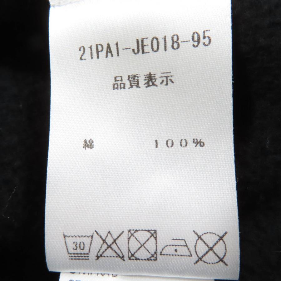 極美品☆PATOU パトゥ 21PA1-JE018-95 コットン100％ バックロゴ 長袖 スウェット ブラック M 正規品 レディース_5