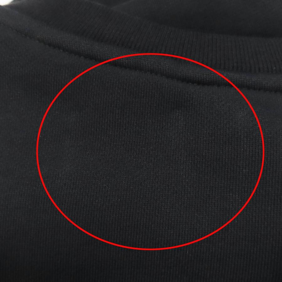 極美品☆PATOU パトゥ 21PA1-JE018-95 コットン100％ バックロゴ 長袖 スウェット ブラック M 正規品 レディース_7