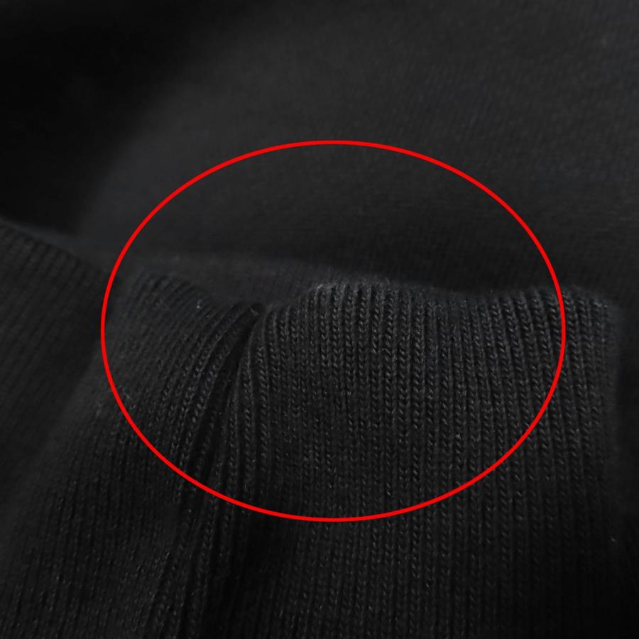 極美品☆PATOU パトゥ 21PA1-JE018-95 コットン100％ バックロゴ 長袖 スウェット ブラック M 正規品 レディース_8