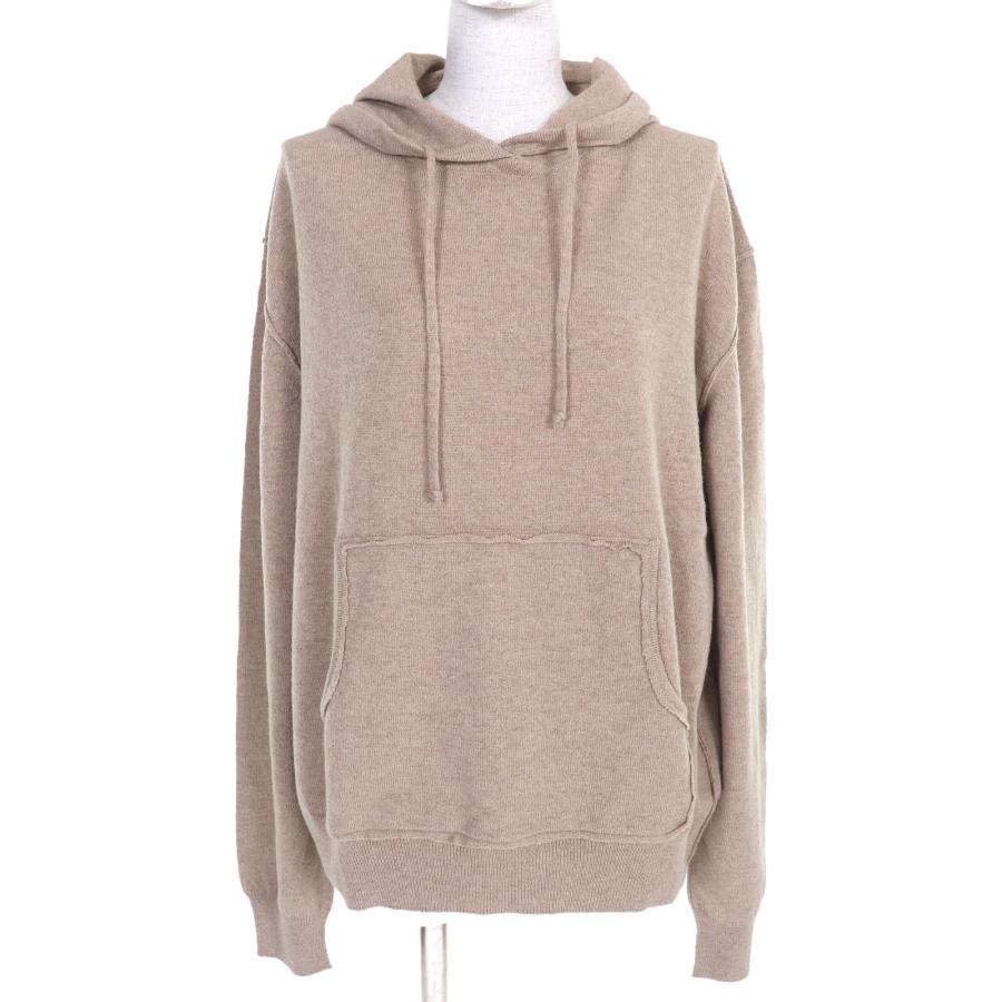 極美品△Maison Margiela メゾンマルジェラ 24SS S51GU0132 ウール カシミヤ ニットプルオーバー パーカー ベージュ S 正規品 極美品△Maison Margiela メゾンマルジェラ 24SS S51GU0132 ウール