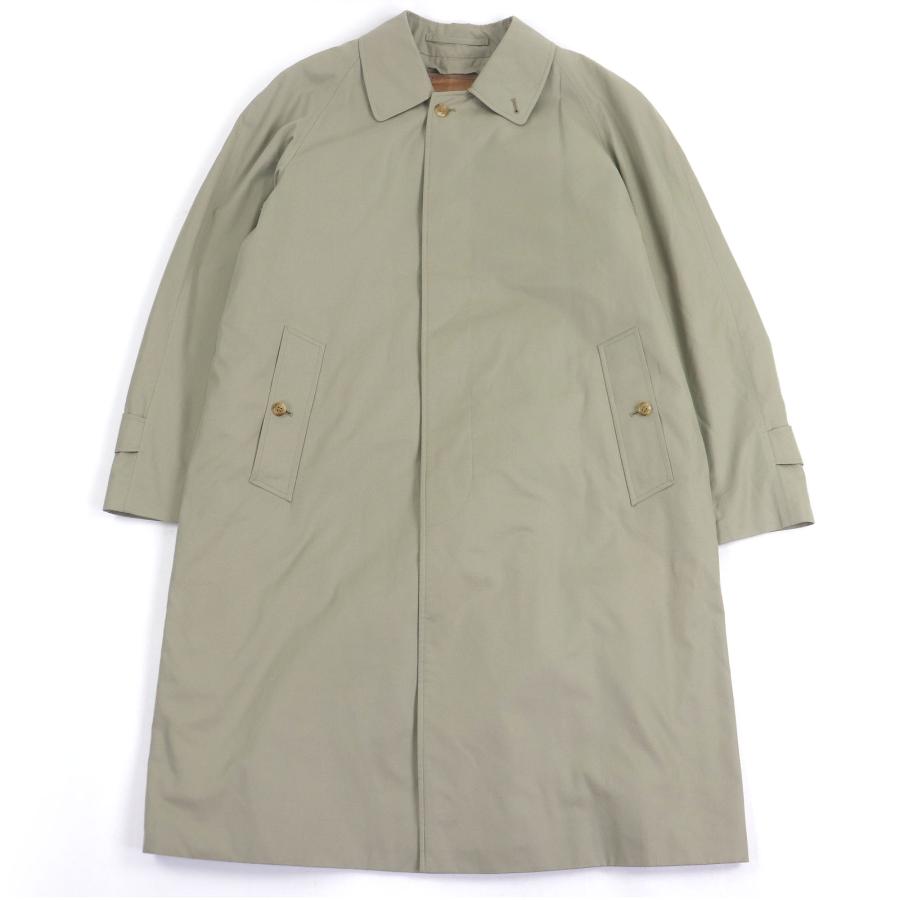 美品□Burberrys バーバリー ヴィンテージ 裏ノバチェック柄 キャメル混ライナー付 ステンカラーコート カーキ 50 イングランド製 正規品 美品□Burberrys バーバリー ヴィンテージ 裏ノバチェック柄 キャメル