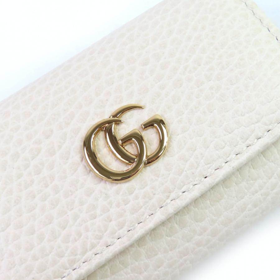 GUCCI（グッチ） 極美品△GUCCI 456118 ダブルG 6連キーフック レザー
