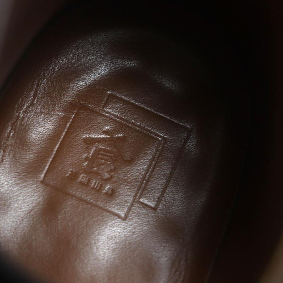 良品▽三陽山長 サンヨウヤマチョウ スウェードレザー プレーントゥ