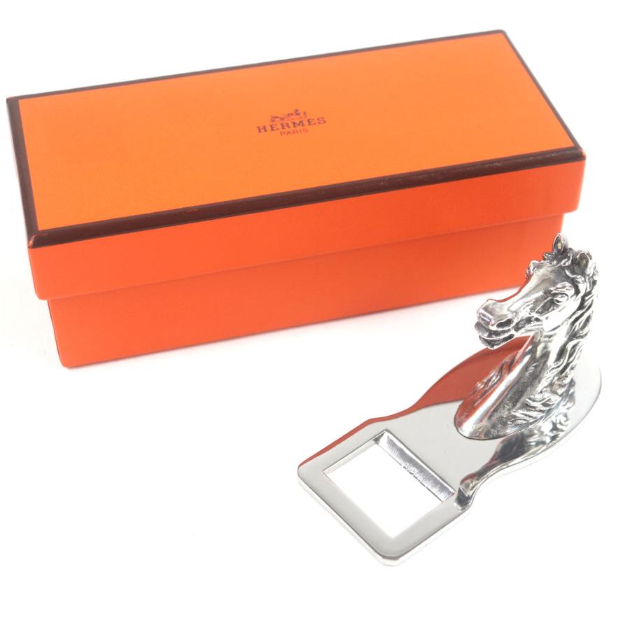 HERMES（エルメス） 美品▽HERMES ヴィンテージ シュバル メタル