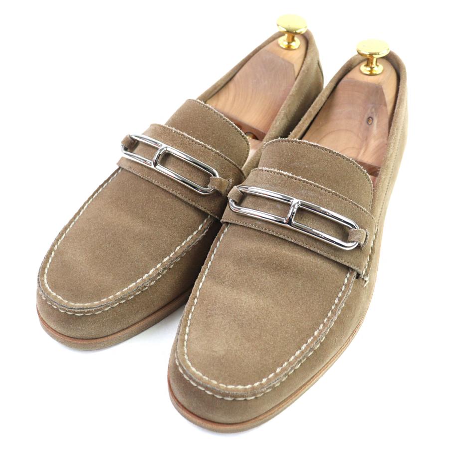 HERMES（エルメス） 美品○HERMES スウェードレザー ルリバックル