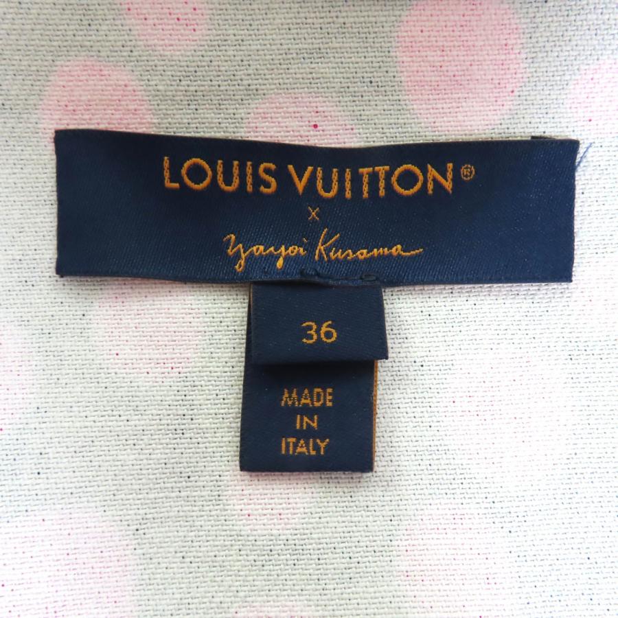LOUIS VUITTON フルーツ柄 半袖ワンピース 34 極美品◇LOUIS VUITTON×Yayoi Kusama ルイヴィトン×草間彌生