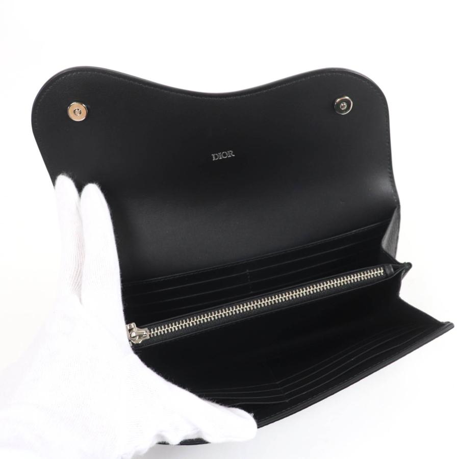 未使用品☆DIOR ディオール 2ADBC321YKK サドル ロングウォレット  