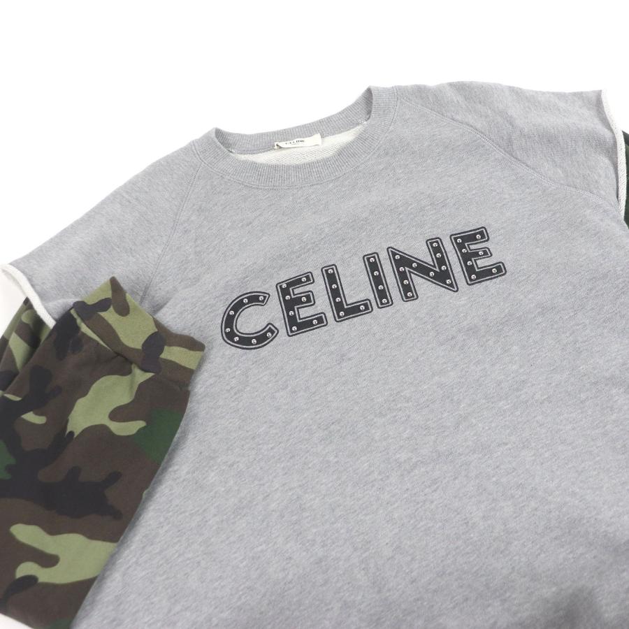 CELINE（セリーヌ） 極美品□CELINE 2Y340052H 袖カモフラ柄 スタッズ 