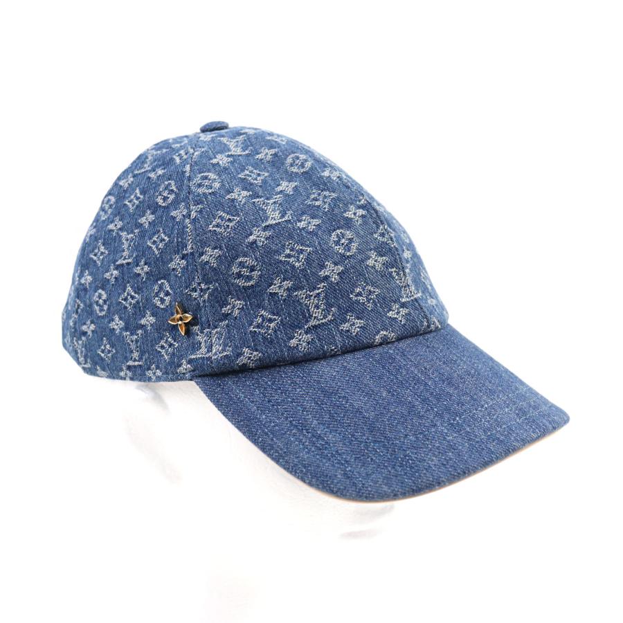 ルイ ヴィトン　 リミックス キャップ・LV シグネチャー　ブルー Remix Louis Vuitton Denim Cap Louis Vuitton LV Remix Monogram