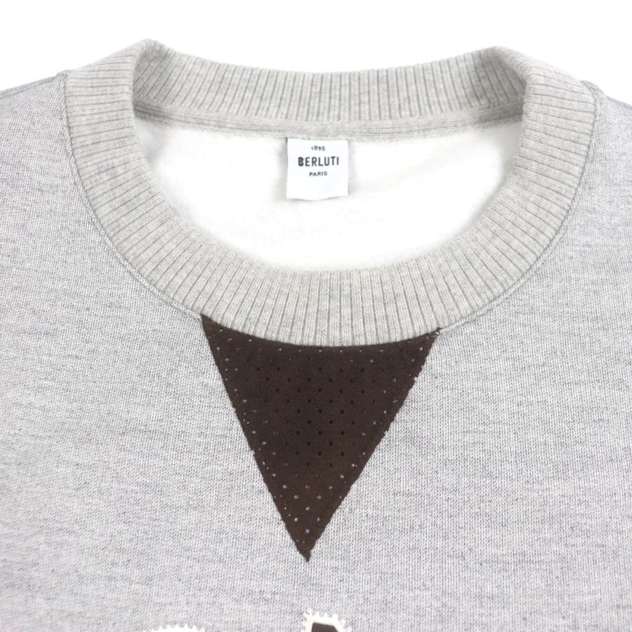 極美品▽BERLUTI ベルルッティ R25JRL82JBAW シルク混 カレッジロゴ