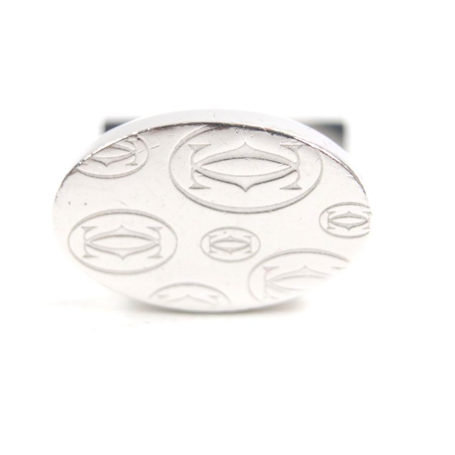 Cartier カフリンクス オーバル型 Cartier（カルティエ） 良品▽Cartier ハッピーバースデー 925
