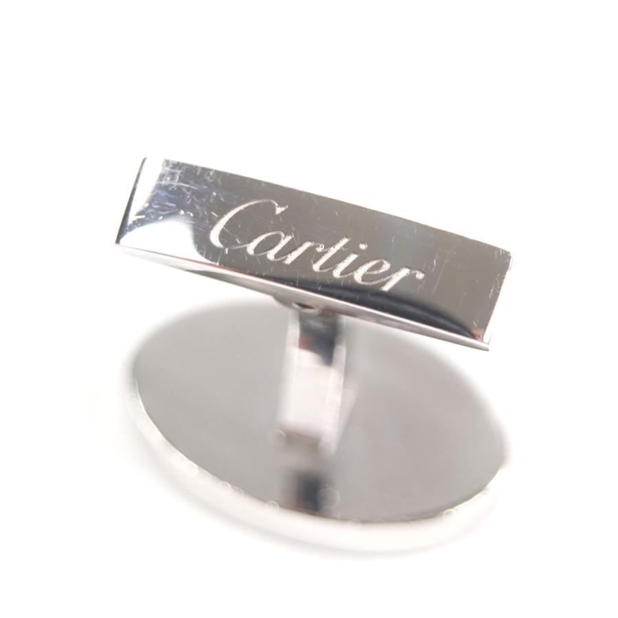 良品▼Cartier カルティエ ハッピーバースデー 925 オーバル カフスボタン カフリンクス シルバー 保存袋付き 総重量16.83g メンズ ビジネス◎ Cartier（カルティエ） 良品▽Cartier ハッピーバースデー 925