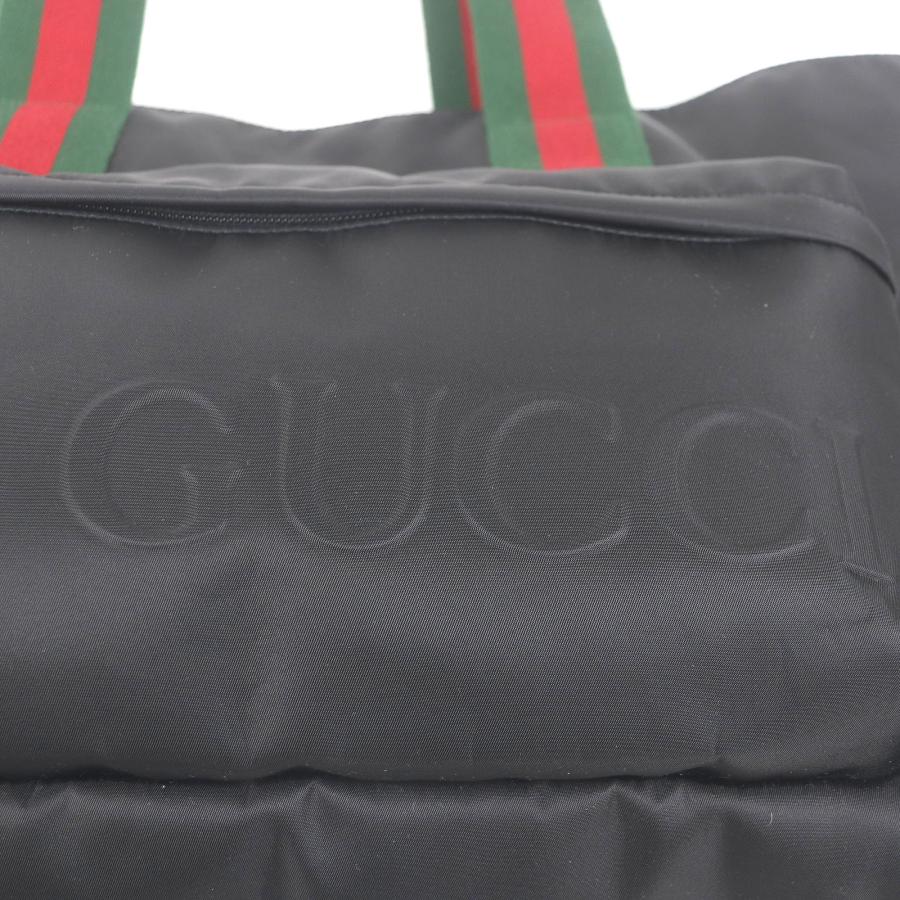 GUCCI（グッチ） 美品□GUCCI 802172 ナイロン シェリーライン ウェブ