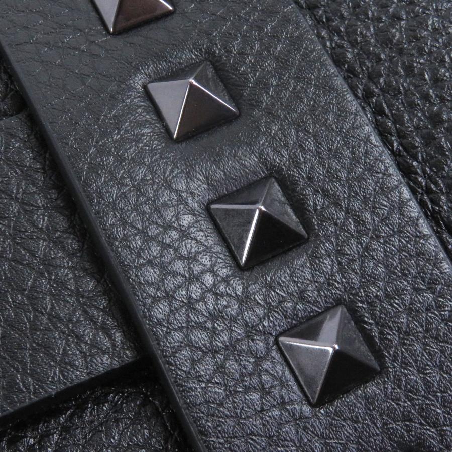 美品□Valentino Garavani ヴァレンティノガラヴァーニ レザー ロック 