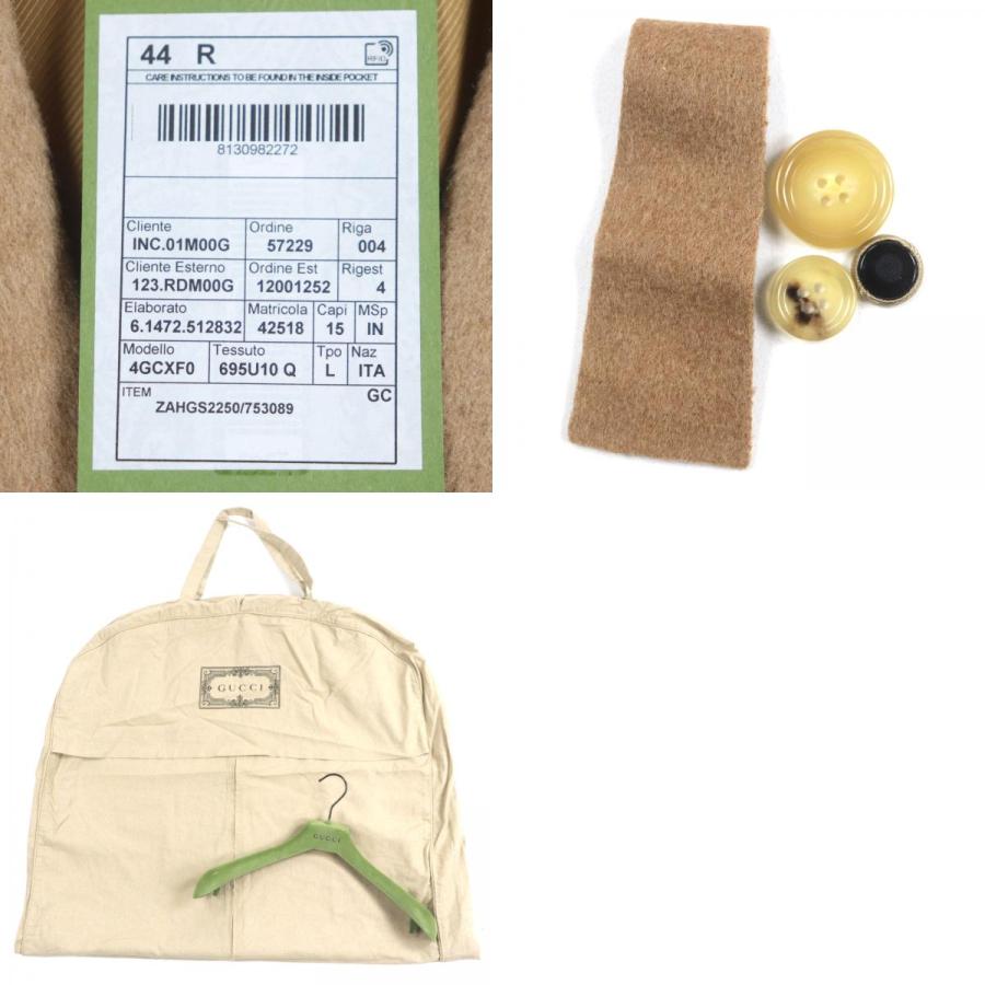GUCCI（グッチ） 未使用品▽GUCCI 23AW 753089 キャメルヘアー100