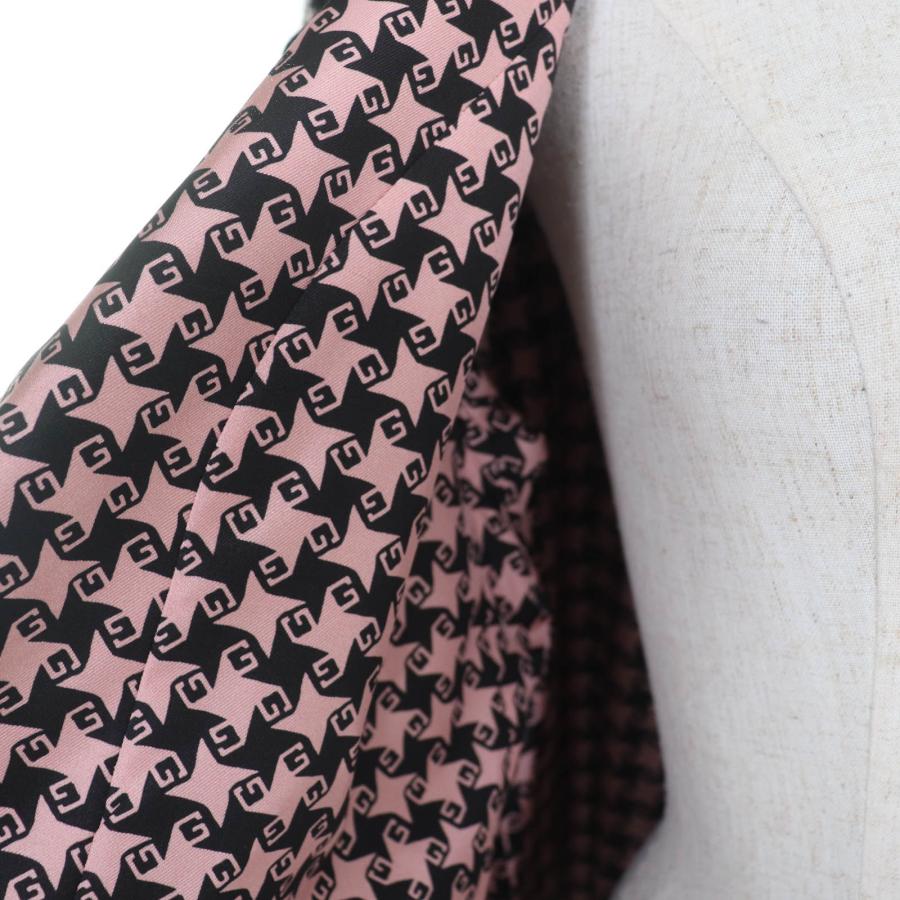 GUCCI（グッチ） 未使用品☆GUCCI 674323 ウール GGボタン 千鳥格子柄