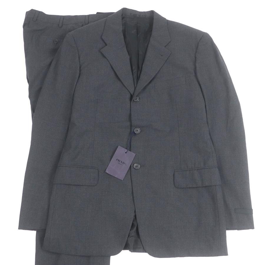 PRADA プラダ セットアップスーツ サイズ50 ヴァージンウール100% PRADA（プラダ） 未使用品□PRADA ウール100％ シングルスーツ