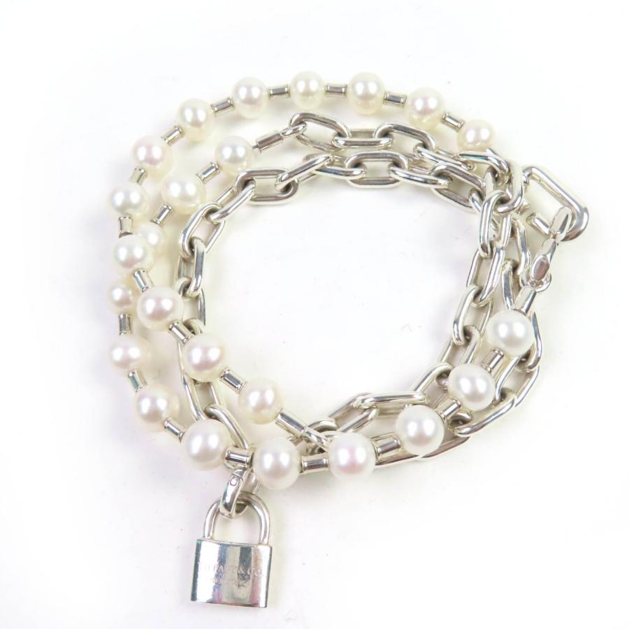 Tiffany ティファニー　パール　ブレスレット　Ag925 真珠　シルバー TIFFANY&Co.（ティファニー） 美品☆TIFFANY&Co. ハードウェア パール