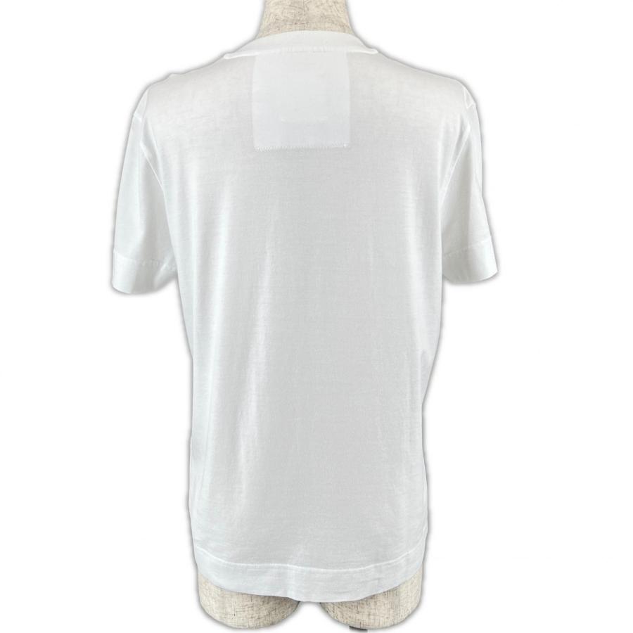 極美品▲GIVENCHY ジバンシィ BW70AS3YP7 コットン100％ クルーネック フローラル ロゴ刺繍 半袖Ｔシャツ ホワイト S 正規品 レディース 極美品△GIVENCHY ジバンシィ BW70AS3YP7 コットン100％ クルーネック