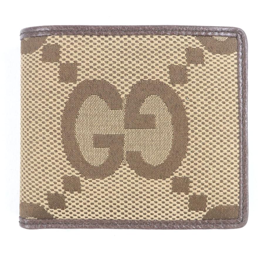 GUCCI（グッチ） 未使用品□GUCCI 699308 キャンバス レザー ジャンボ