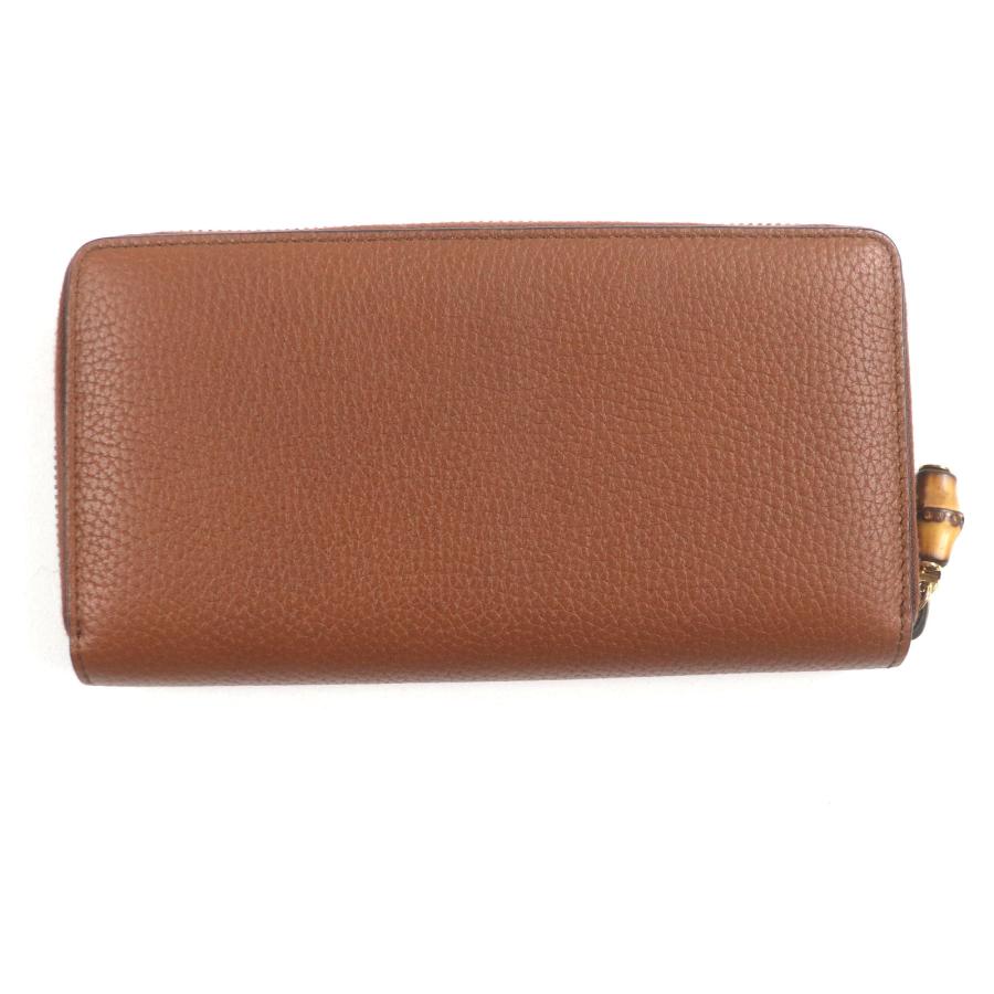 箱付◎GUCCI ブラウンレザー 長財布 GGパターン バンブー GUCCI（グッチ） 未使用品▽GUCCI 739499 バンブー GGマーモント