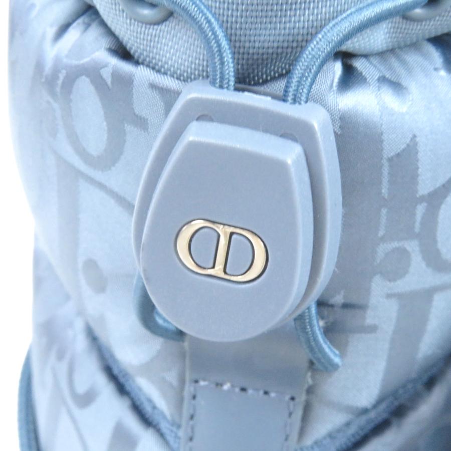 未使用品□DIOR Peter Doig ディオールオム ピーター・ドイグ 一部レザー ナイロン オブリーク スノーブーツ ライトブルー 40 イタリア製 メンズ 未使用品□DIOR Peter Doig ディオールオム ピーター・ドイグ 一部