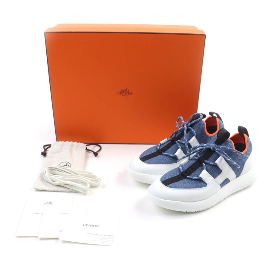HERMES（エルメス） 極美品☆HERMES デュエル ロゴデザイン レース 