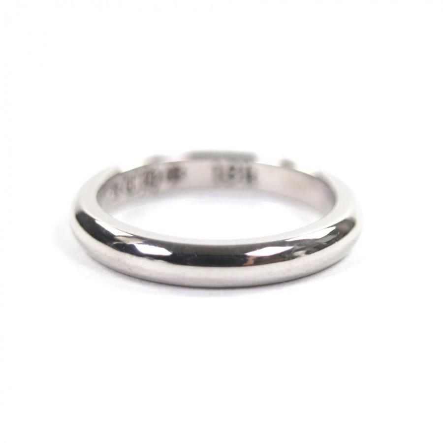 極美品▽CHROME HEARTS クロムハーツ ウェディングバンド K18WG リング