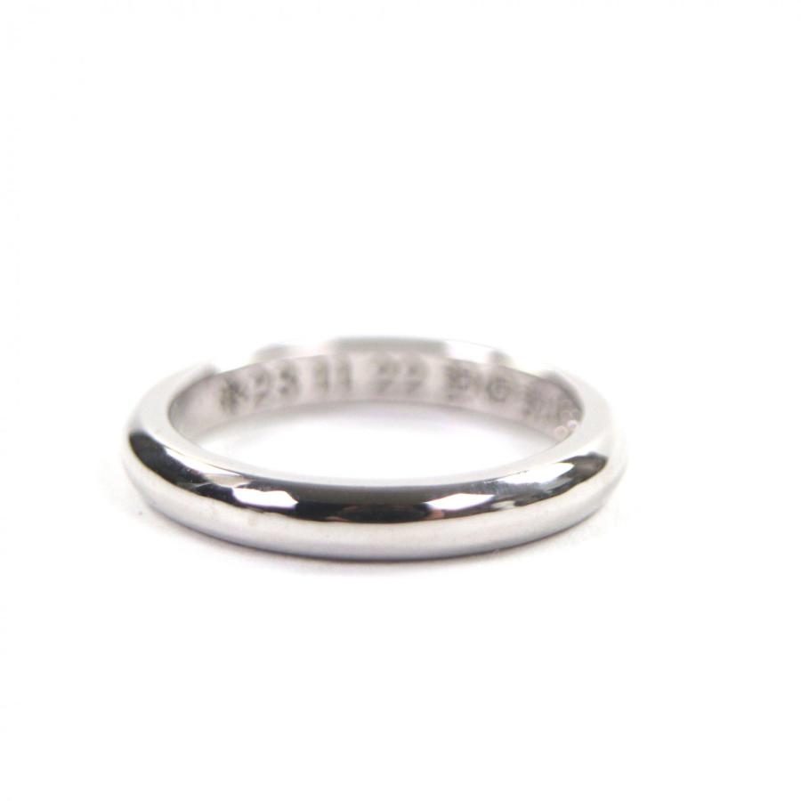 極美品▽CHROME HEARTS クロムハーツ ウェディングバンド K18WG リング