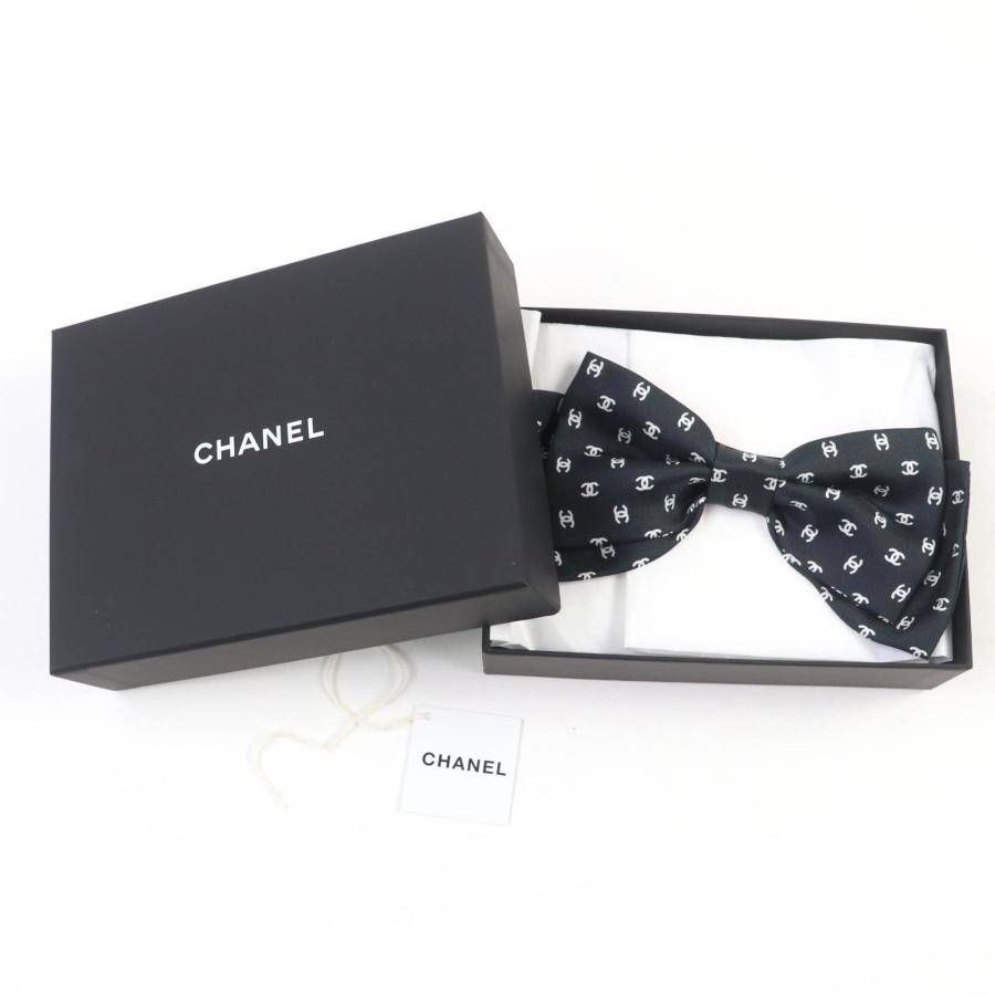 値下げ！新品　新作　シャネル　ロゴリボンバレッタ　黒 25P 超希少　完売品 CHANEL（シャネル） 未使用品☆CHANEL 25P シルク100％ ココマーク