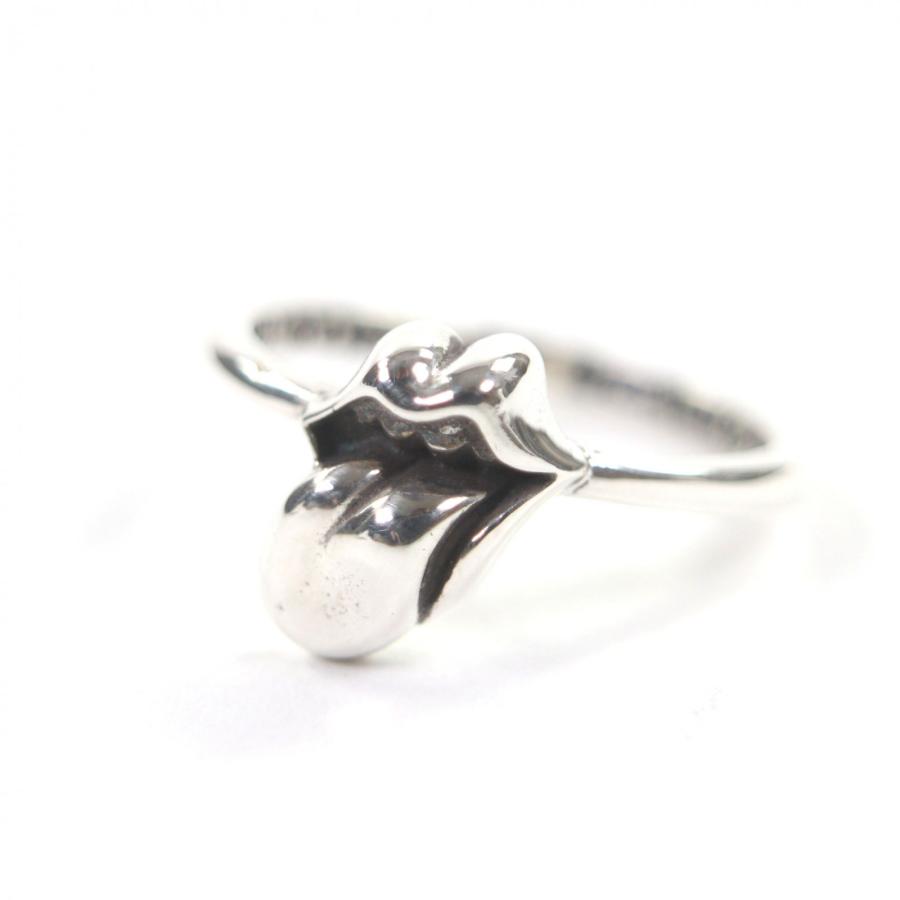 極美品▽CHROME HEARTS クロムハーツ バブルガム リング リップアンド 