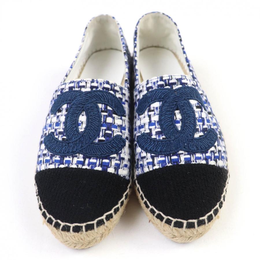 CHANEL（シャネル） 美品☆CHANEL G34546 ココマーク エスパドリーユ