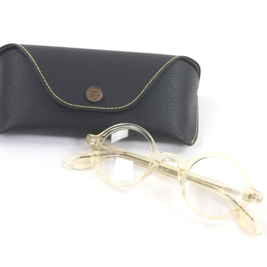 美品□MOSCOT モスコット ZOLMAN ラウンドフレーム メガネ 眼鏡 アイ