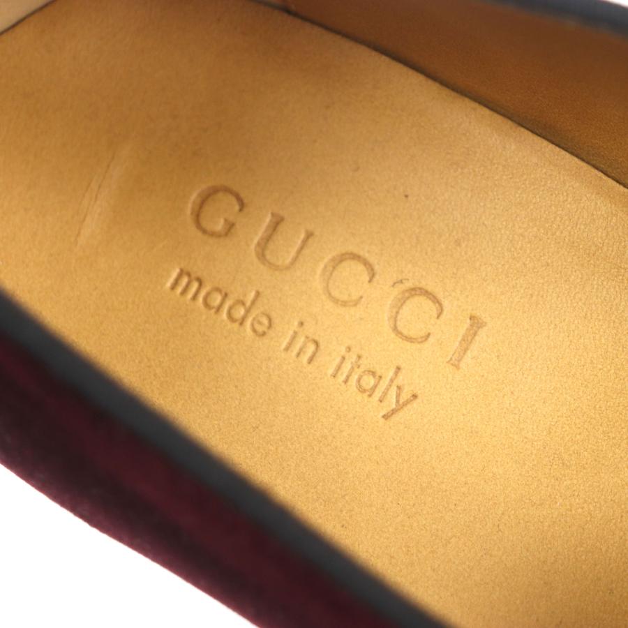 GUCCI（グッチ） 未使用品▽GUCCI 718888 ベロア ホースビット レザー
