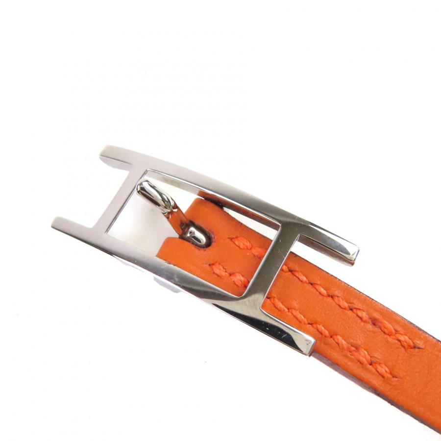 HERMES（エルメス） 極美品△HERMES アピ3 シルバー金具 Hロゴ レザー 