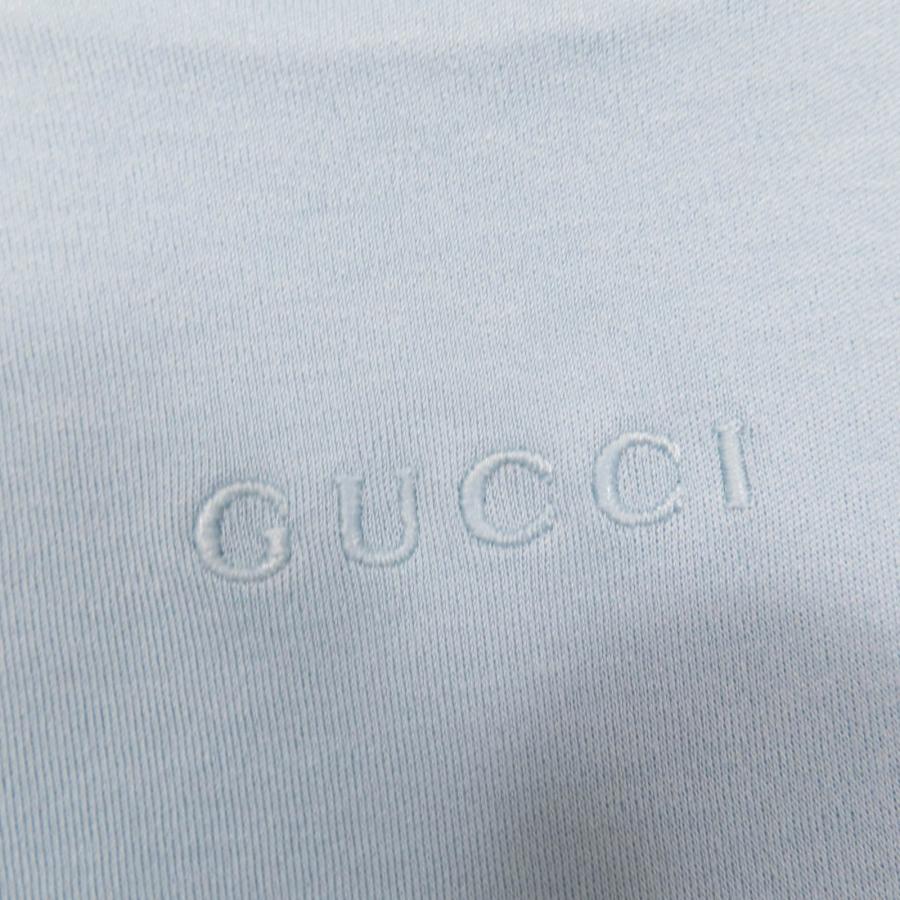 GUCCI（グッチ） 未使用品☆GUCCI 837965 コットン100％ ロゴ刺繍入り 
