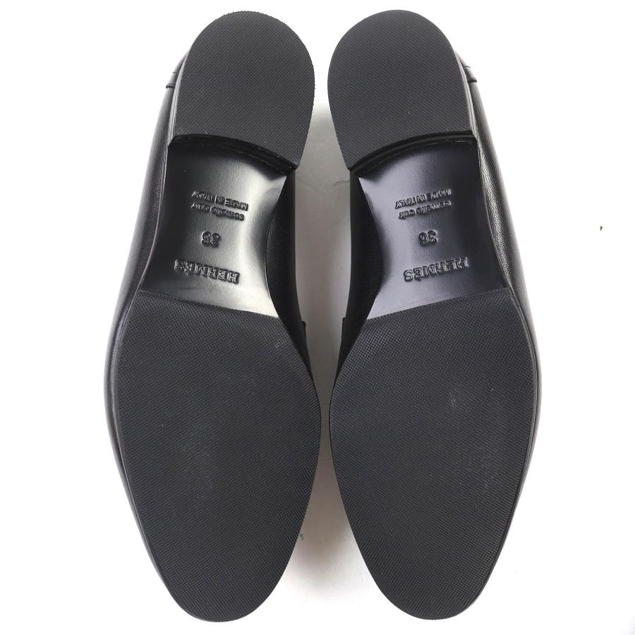 HERMES（エルメス） 未使用品△HERMES 201199Z モカシン パリ シルバー