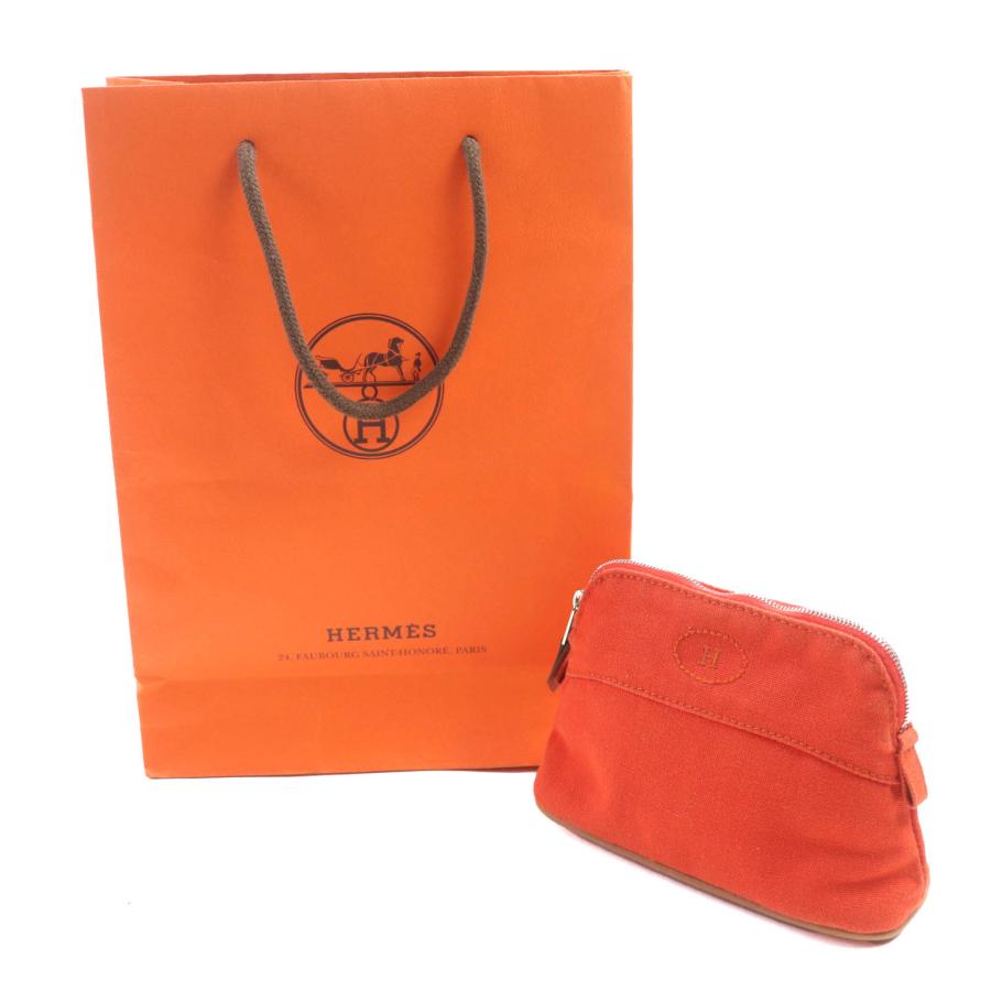 良品◎フランス製 HERMES エルメス ボリードポーチ ミニミニ 小物入れ