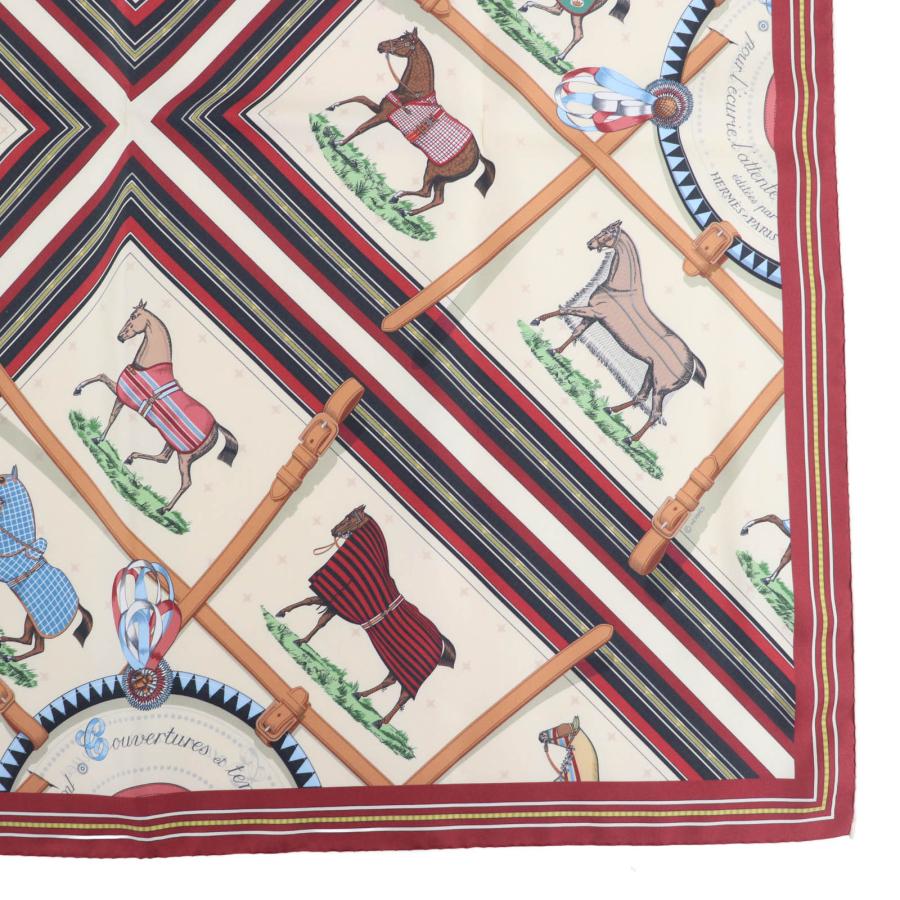 HERMES（エルメス） 美品◇HERMES 25SS ダブルフェイス カレ90 
