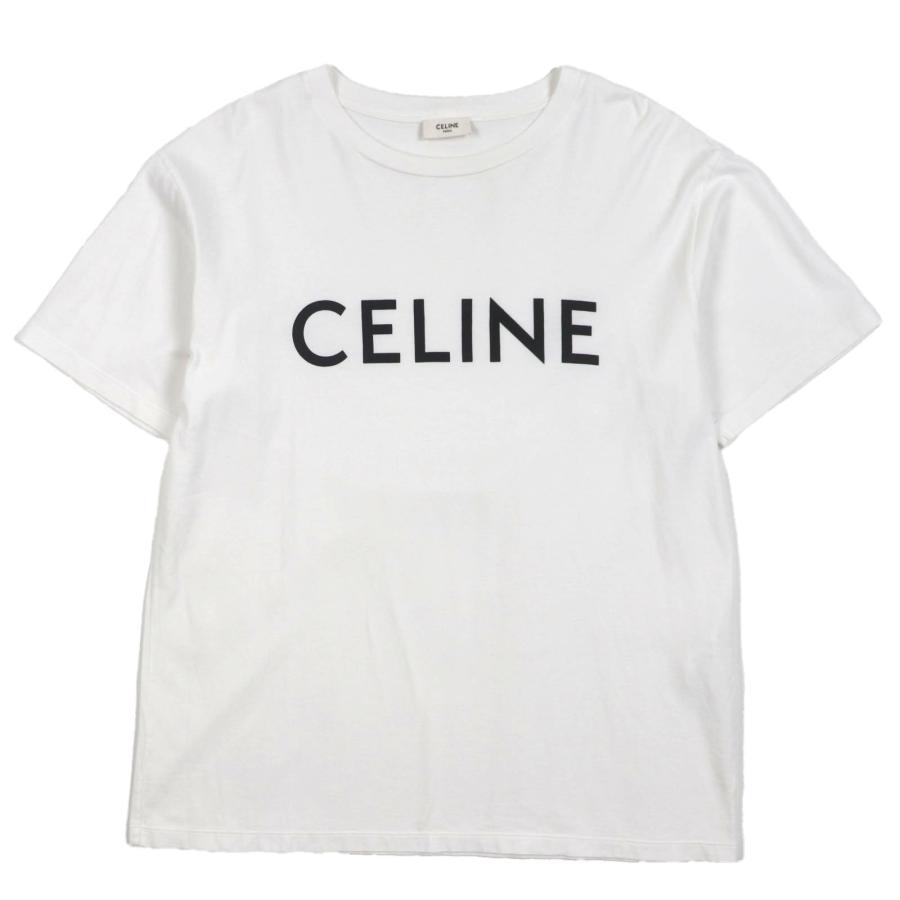 お値下げ！美品‼️セリーヌ　ロゴTシャツ　正規品 CELINE セリーヌエディ期ロゴTシャツ S 美品