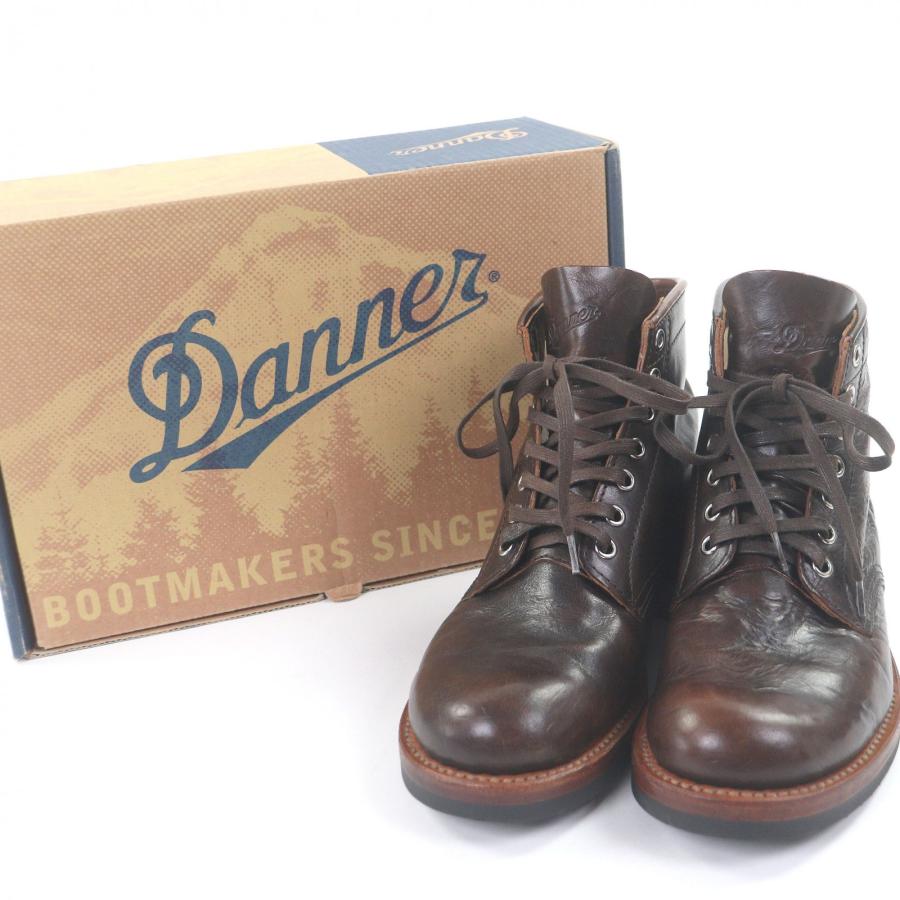 Danner（ダナー） 良品□Danner D511010 ロゴ型押し コードバン レース