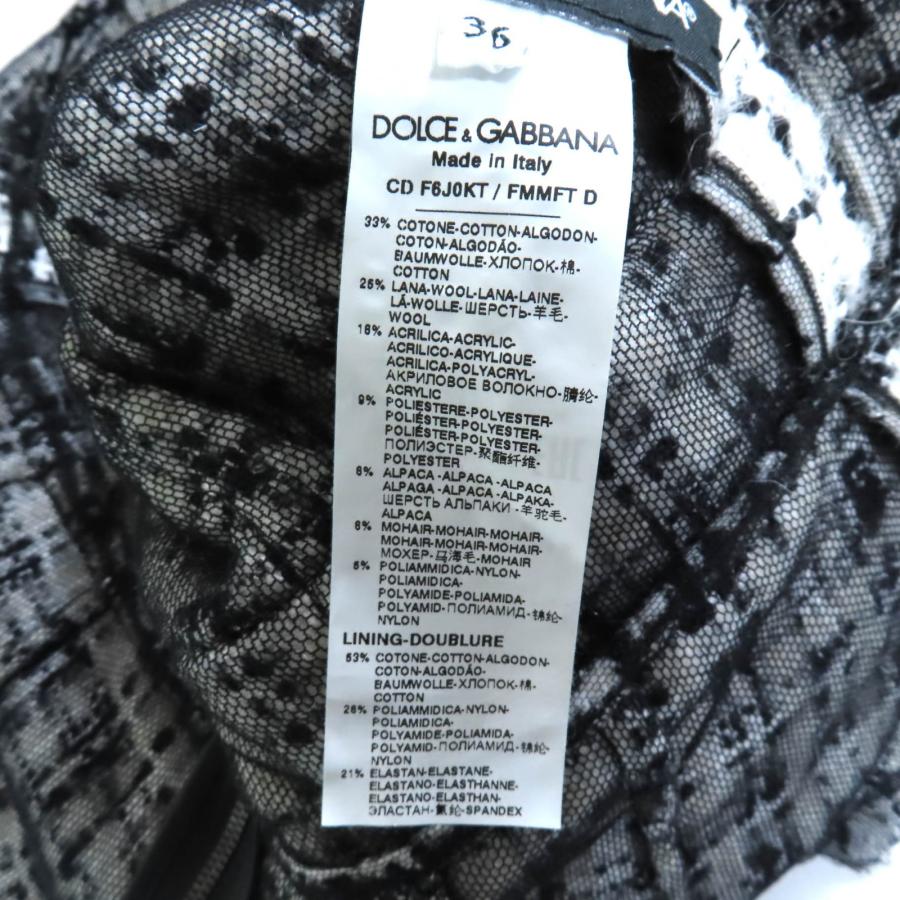 極美品☆DOLCE&GABBANA ドルチェ＆ガッバーナ F6J0KT アルパカ モヘア