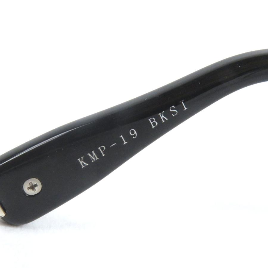 極美品□金子眼鏡 カネコガンキョウ KMP-19 ハーフリム メガネ 眼鏡  