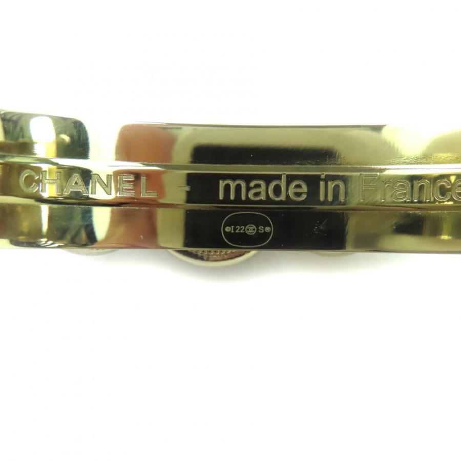 CHANEL 美品☆CHANEL シャネル I22S ラインストーンココマーク Fパール