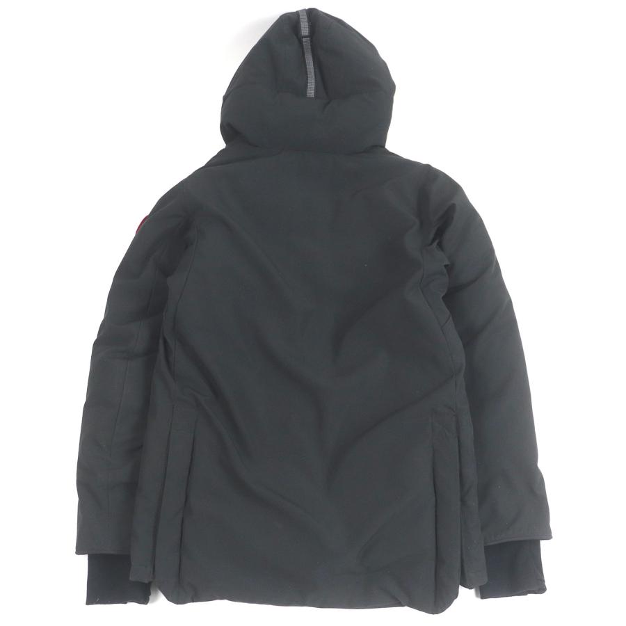 美品□  カナダグース 3400M SANFORD PARKA ロゴワッペン フーデッド ダウンコート ダウンジャケット ブラック XS カナダ製 正規品 メンズ CANADA GOOSE（カナダグース） 美品□CANADA GOOSE 3400M SANFORD